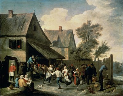 Une danse de campagne - David Teniers the Younger